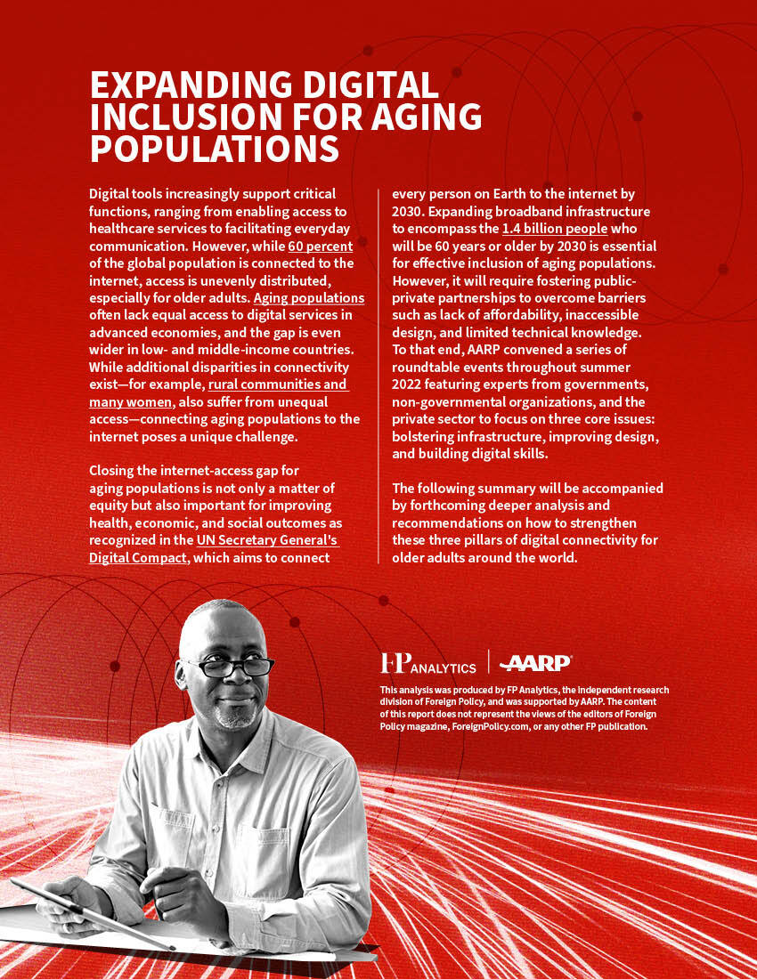 Expanding Digital Inclusion for Aging Populations FP Analytics