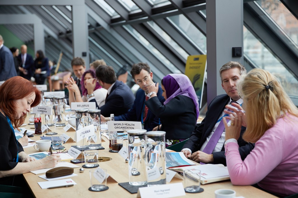 Participants at the simulation in Munich